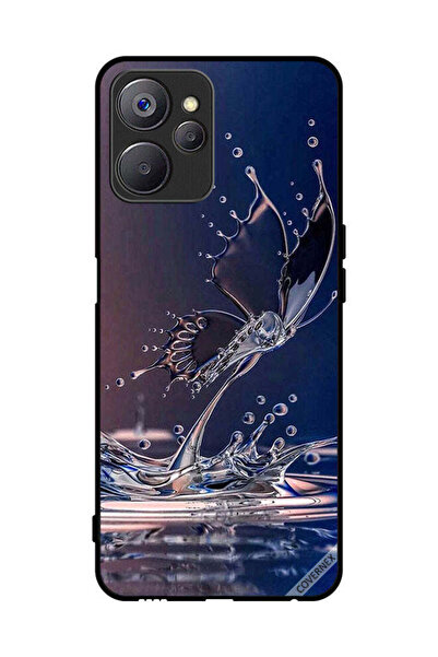 Covernex غطاء حماية لهاتف Realme 10 - قطرات الماء - فراشة