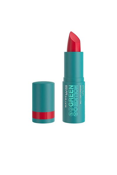 Maybelline New York Ruj cremos si hidratant cu finisaj catifelat, Green Edition, 004 maple, 10 g