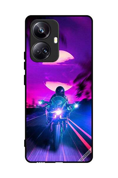 Covernex غطاء حماية لهاتف Realme 10 Pro Plus - خلفية رجل على دراجة
