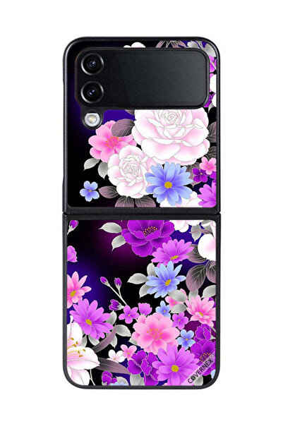 Covernex غطاء حماية لهاتف سامسونج جالاكسي زد فليب 4 - مزيج الزهور
