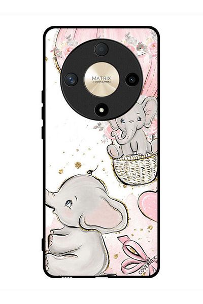 Covernex غطاء حماية لهاتف Honor X9b برسومات فيلة صغيرة