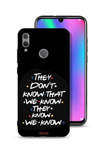 Tolwak غطاء حماية لهاتف Honor 10 Lite لا يعرفون ما نعرفه يعرفون أننا نعرفه