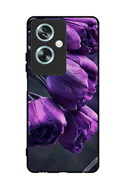 Covernex غطاء حماية لهاتف Oppo A79 - زهور داكنة