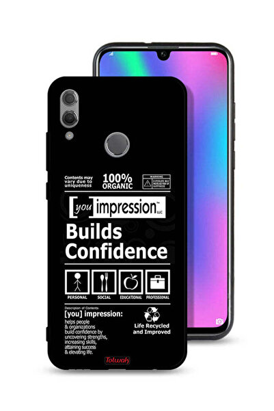 Tolwak غطاء حماية لهاتف Honor 10 Lite - ملصق يعزز الثقة