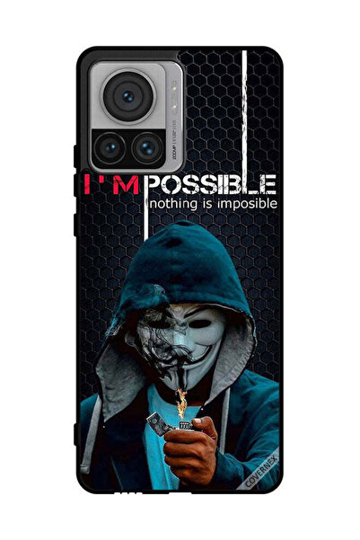 Covernex غطاء حماية لهاتف موتورولا موتو إكس 30 برو - خلفية "أنا ممكن، لا شيء ...