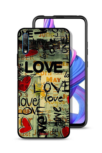 Tolwak غطاء حماية لهاتف Honor 9X (الصين) مع علامات الحب