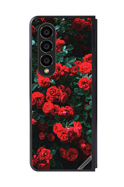 Covernex غطاء حماية لهاتف سامسونج جالاكسي زد فولد 4 - حديقة الورود