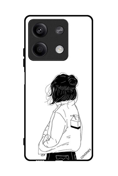 Covernex غطاء حماية لهاتف شاومي ريدمي نوت 13 فتاة تفكر بعمق كبير