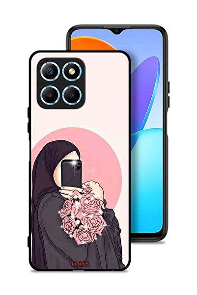 Tolwak غطاء حماية لهاتف Honor X6 - فن التقاط صور سيلفي مع حمل الزهور