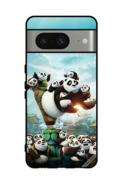 Covernex غطاء حماية لهاتف جوجل بيكسل 8 - باندا وأطفاله