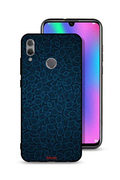 Tolwak غطاء حماية لهاتف Honor 10 Lite بنقشة أوراق الشجر الفنية الرقمية