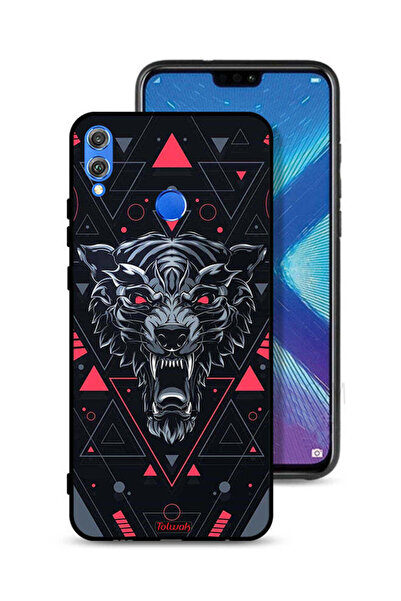 Tolwak غطاء حماية لهاتف Honor 8X بتصميم الذئب المتمرّد