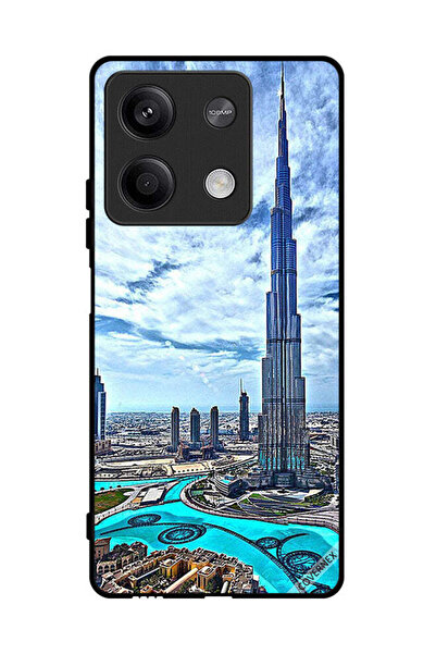 Covernex غطاء حماية لهاتف شاومي ريدمي نوت 13 - برج خليفة - غيوم مؤثرة