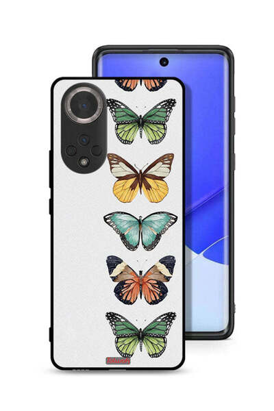 Tolwak غطاء حماية لهاتف Honor 50 بنقشة أربع فراشات