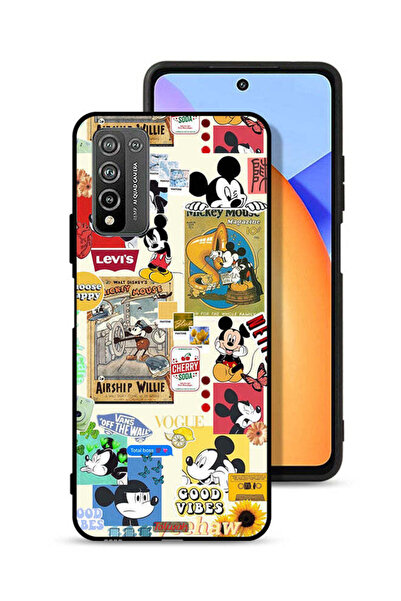 Tolwak Honor 10X Lite Protective Case Cover Chose Happy And Stickers