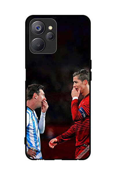 Covernex غطاء حماية لهاتف Realme 10 رونالدو وميسي في إطار واحد