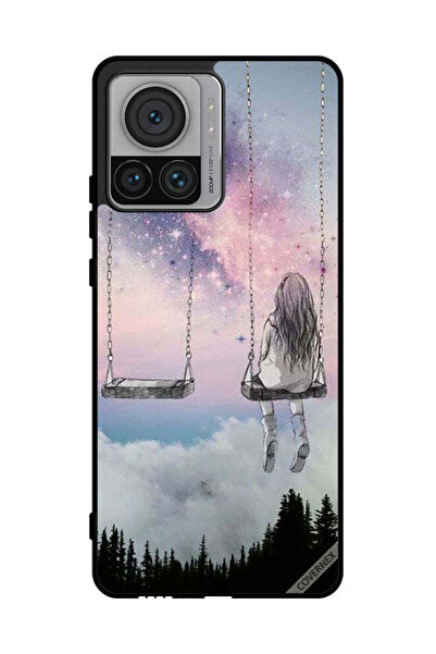 Covernex غطاء حماية لهاتف موتورولا إيدج 30 ألترا برسومات فتاة وحيدة