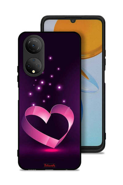 Tolwak غطاء حماية لهاتف Honor X7 بتصميم قلب