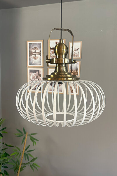 Bamyum Este Beyaz Sarkıt Avize Eskitme Başlık İç Mekan Aydınlatma Dekoratif Mutfak Cafe Ofis