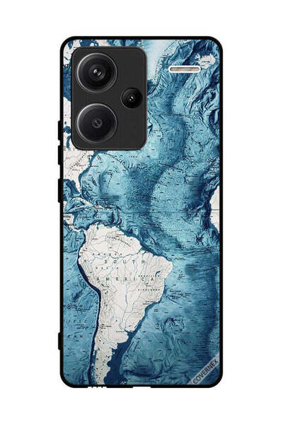 Covernex غطاء حماية لهاتف شاومي ريدمي نوت 13 برو بلس مع رسمة خريطة