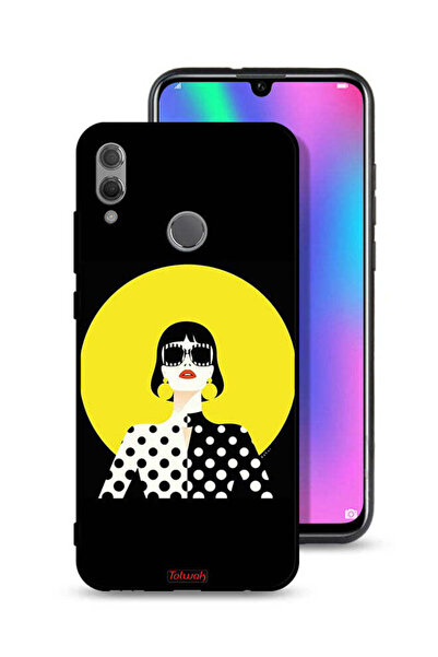Tolwak غطاء حماية لهاتف Honor 10 Lite بتصميم فتاة أنيقة