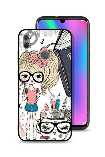 Tolwak غطاء حماية لهاتف Honor 10 Lite بتصميم فتاة وحيد القرن