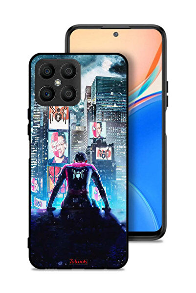 Tolwak غطاء حماية لهاتف Honor X8 4G بتصميم سبايدر مان