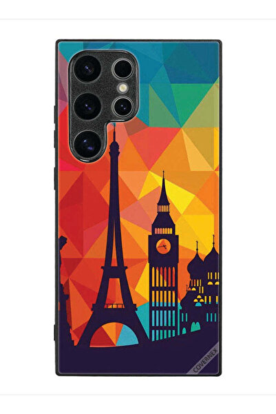 Covernex غطاء حماية لهاتف سامسونج جالاكسي S24 ألترا بنمط باريس الملون