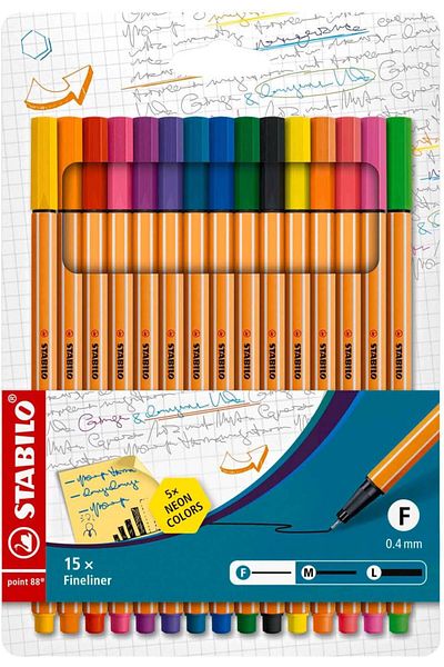 Mena Rise Şirinshop Point 88 10 + 5 Fluorescent Color Hanging Package 1108107