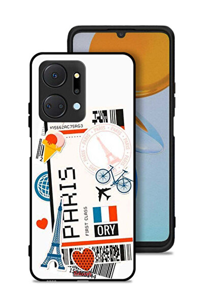 Tolwak غطاء حماية لهاتف Honor X7a - ملصق باريس