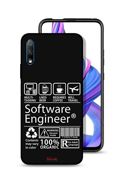 Tolwak غطاء حماية لهاتف Honor 9X (الصين) - ملصق مهندس برمجيات