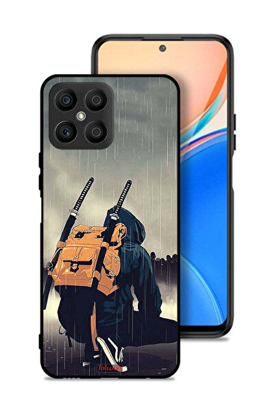Tolwak غطاء حماية لهاتف Honor X8 4G بتصميم سيف ساموراي رقمي