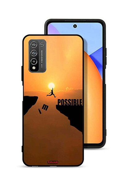 Tolwak غطاء حماية لهاتف Honor 10X Lite مطبوع عليه عبارة "أنا ممكن"