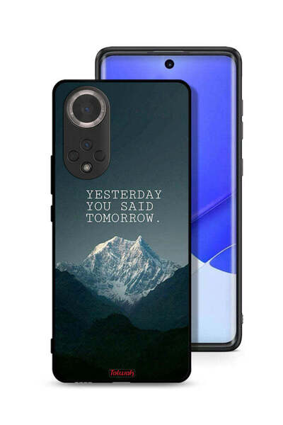 Tolwak غطاء حماية لهاتف Honor 50 مكتوب عليه "بالأمس قلت غدًا"