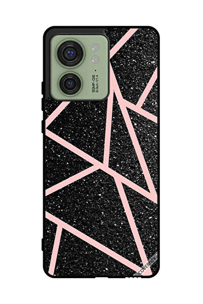 Covernex غطاء حماية لهاتف موتورولا إيدج 40 بنقشة لامعة ومسارات