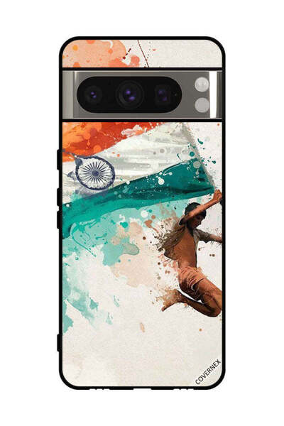 Covernex غطاء حماية لهاتف Google Pixel 8 Pro يحمل علم الهند أثناء الطيران