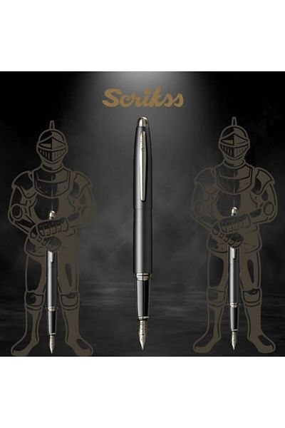 Mena Rise Şirinshop Knight 88 Dolmakalem Matte Black 1108107