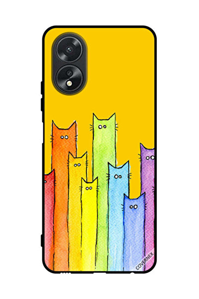 Covernex غطاء حماية لهاتف Oppo A38 - فن دمية القطة