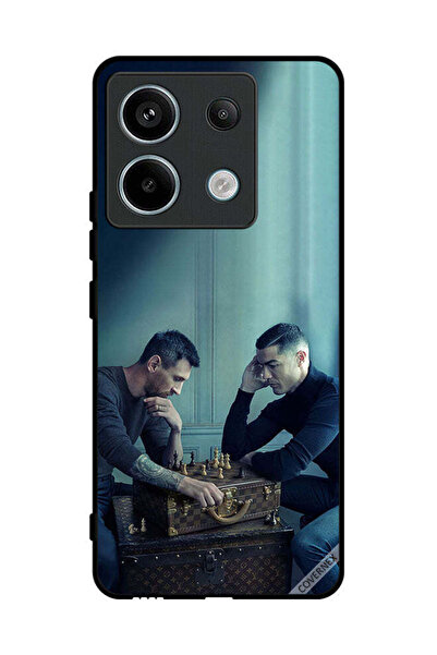 Covernex غطاء حماية لهاتف شاومي ريدمي نوت 13 برو ميسي ضد رونالدو يلعبان الشطرنج