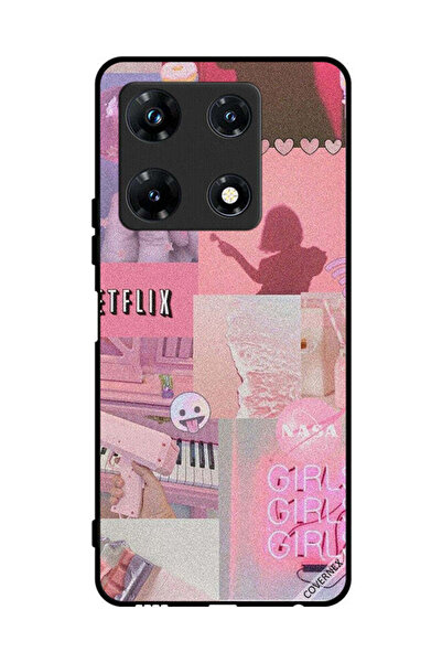 Covernex غطاء حماية لهاتف Infinix Note 30 Pro - مشبك فني للبنات