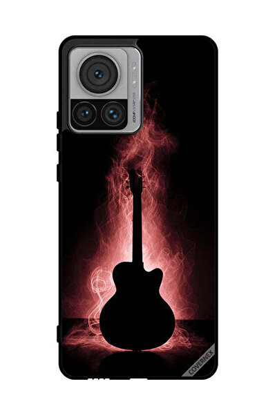 Covernex غطاء حماية لهاتف موتورولا موتو X30 برو بتصميم انعكاس الجيتار