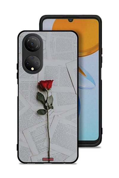 Tolwak غطاء حماية لهاتف Honor X7 وردي على ورق