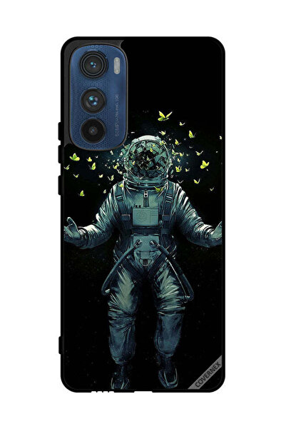 Covernex غطاء حماية لهاتف موتورولا إيدج 30 - رائد فضاء وفراشات