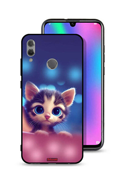 Tolwak غطاء حماية لهاتف Honor 10 Lite بتصميم قطة صغيرة