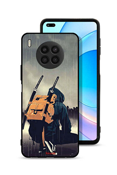 Tolwak غطاء حماية لهاتف Honor 50 Lite بتصميم سيف ساموراي رقمي