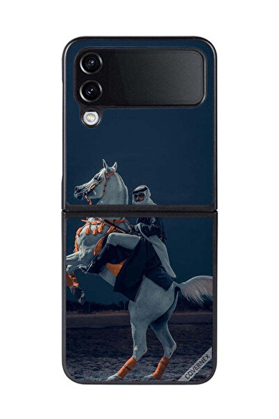 Covernex غطاء حماية لهاتف سامسونج جالاكسي زد فليب 4 - شاب على حصان