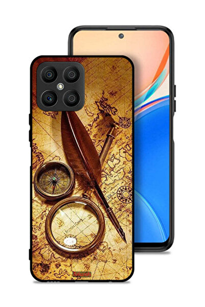 Tolwak غطاء حماية لهاتف Honor X8 4G - بوصلة عتيقة