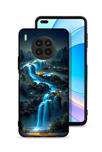 Tolwak غطاء حماية لهاتف هواوي نوفا 8i بتصميم شلال فني