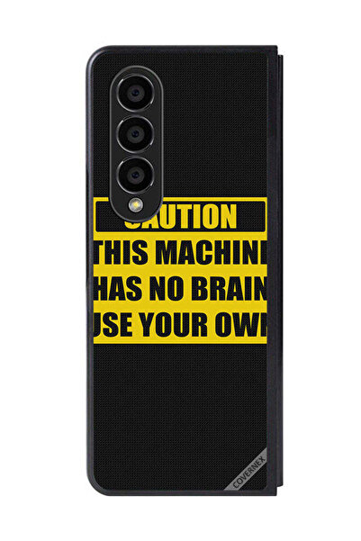 Covernex غطاء حماية لهاتف Samsung Galaxy Z Fold 4 تحذير: هذا الجهاز لا يحتوي على دماغ استخدمه بنفسك