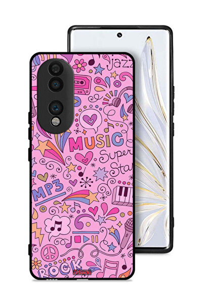 Tolwak غطاء حماية لهاتف Honor 70 مع علامات موسيقية